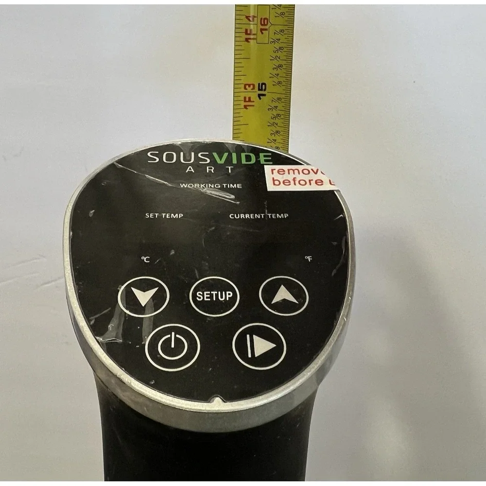 Sous Vide Art Immersion Circulator Precision Cooker 1000W Black Silver SVA-00001